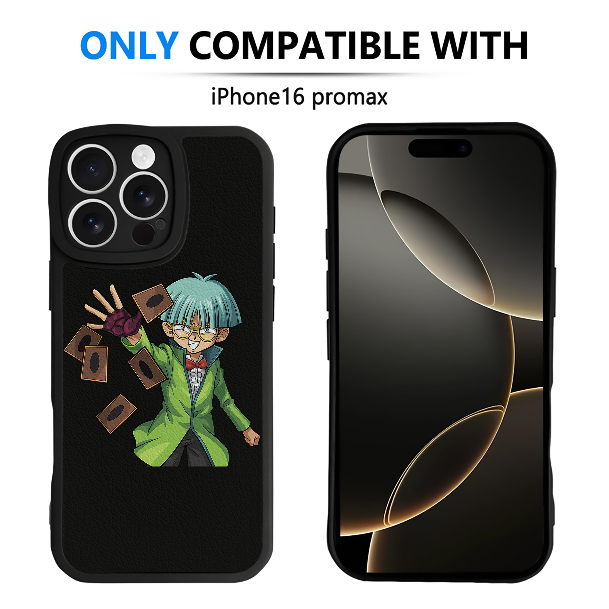 遊☆戯☆王 Yu-Gi-Oh! 【iPhone 16シリーズ対応】シリコンスマホケース（レザー調） 材質：シリコン